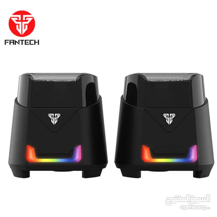 FANTECH HELLSCREAM GS205 MOBILE GAMING & RGB MUSIC SPEAKER  سماعات كمبيوتر جيمنق ار جي بي فانتيك