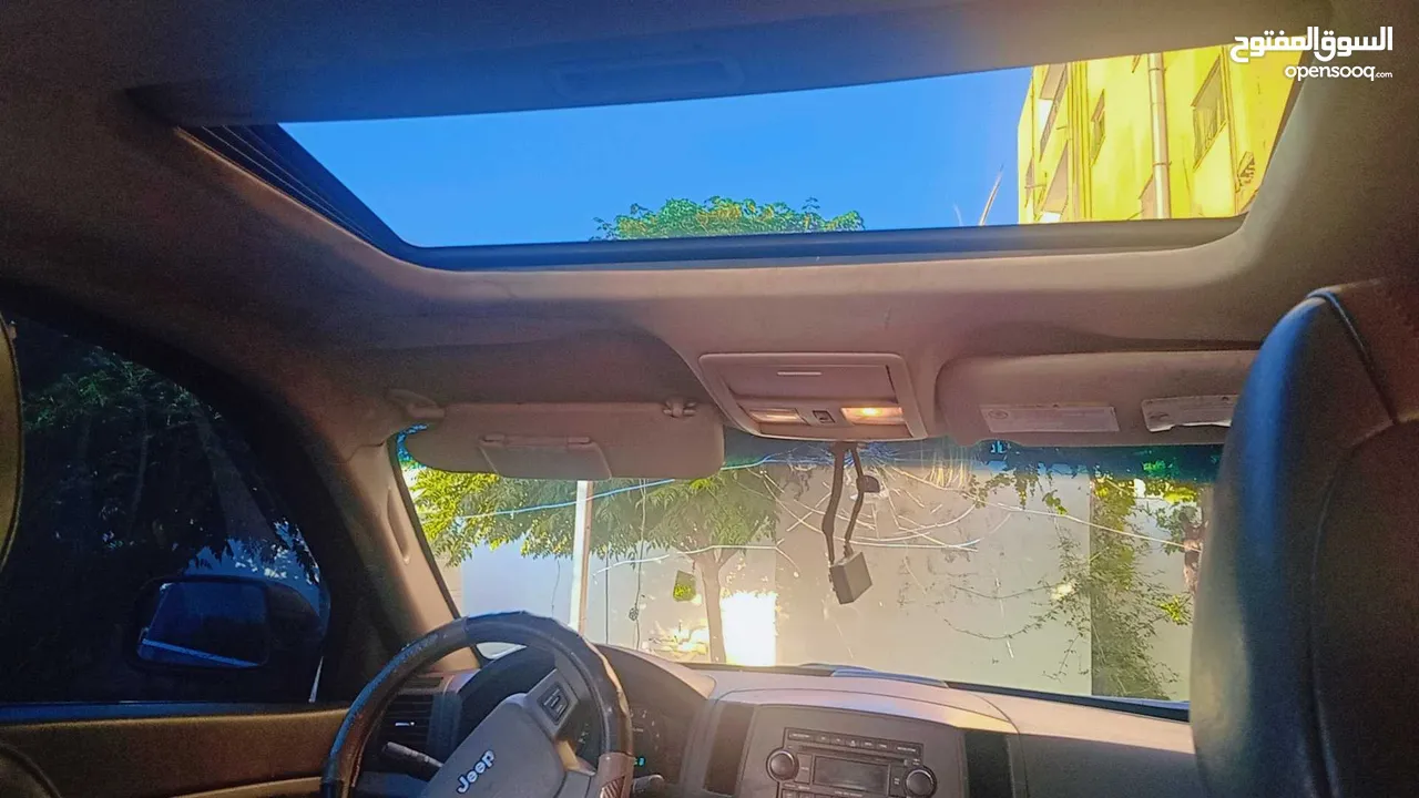 جيب شيروكي ليمتد للبيع موديل 2007 فحص جيد خلفي قصعات امامي ماتور 4700cc  منتهي ترخيص صحتها كويسه