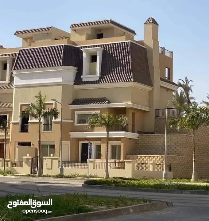 فيلا ( S villa ) للبيع في كمبوند #سراي - sarai   من شركة مدينة مصر للاسكان و التعمير  موقع مم