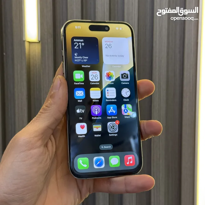 iPhone 15 Pro 256G / e-sim مغيرة الشاشة