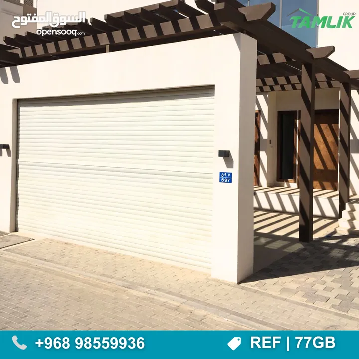 Attached Villa for Sale in Muscat Hills  REF 77GB