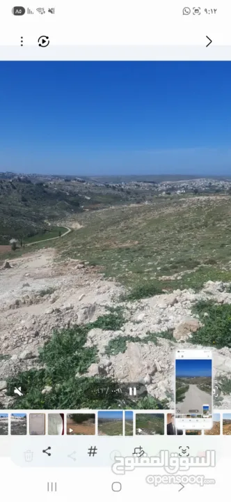 قطعة ارض مميزه للبيع الخليل دورا خلة العقد مساحة الارض 590 متر