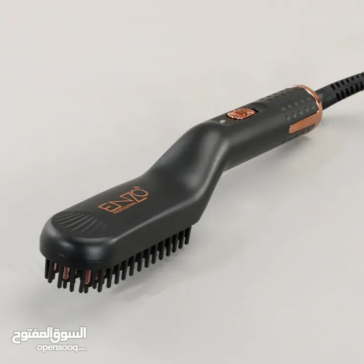 مشط اللحيه الحراري فرشاه شعر الراس و اللحية فرشاة مشك حراري تمليس لحية مع زيت مقوي الشعر