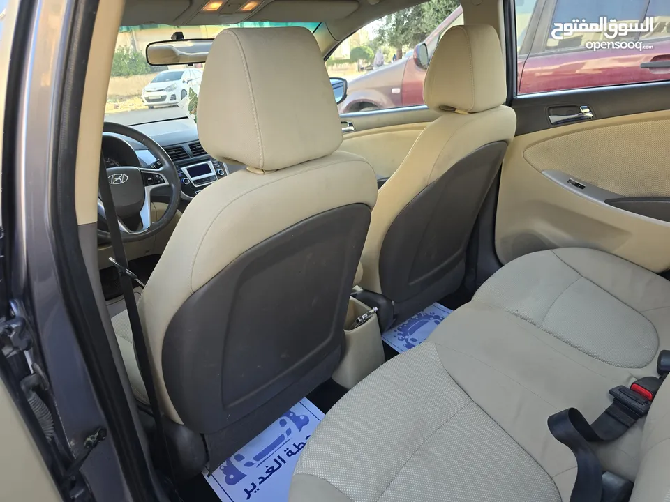 هونداي اكسنت 2014 فحص كامل 7 جيد عداد 112km محرك 1600cc مالك 1