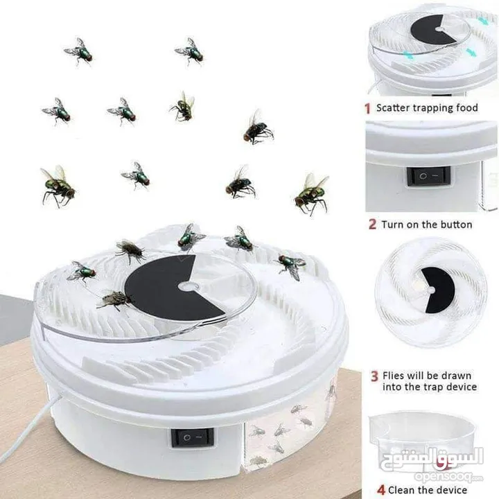 ترند طارد الذباب جهاز صياد الذباب المواصفات عروض الصيف Electric FlyTrap Device