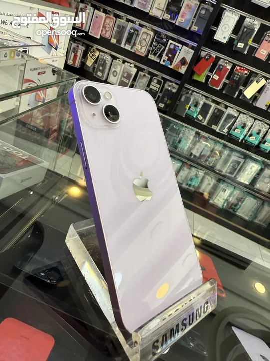 iPhone 14 Plus  128GB بطارية 85% تب نضافة مش مفتوح ولا مغير فيه اي اشي  الجهاز مكفول