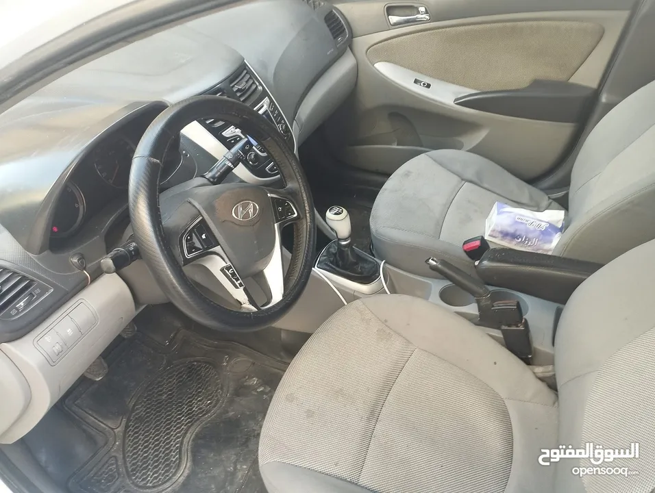 هيونداي اكسنت 2012 جير عادي اصل عمومي