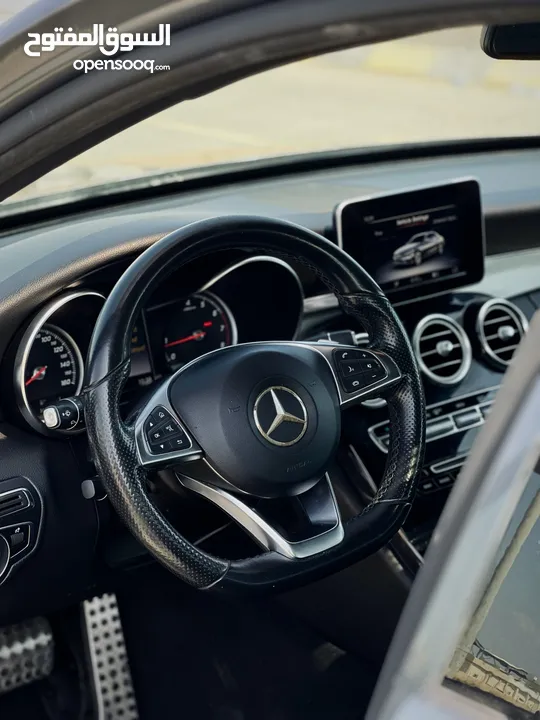 مرسيدس C300 AMG موديل 2018 ايرباجات الوكالة