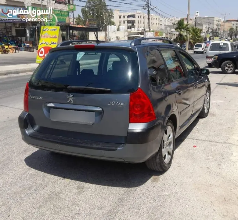بيجو 307فحص كامل 7 جيد 2007 كاش أو أقساط مفاتيح عدد 2 محرك 2000 دهان نظيف ترخيص سنة