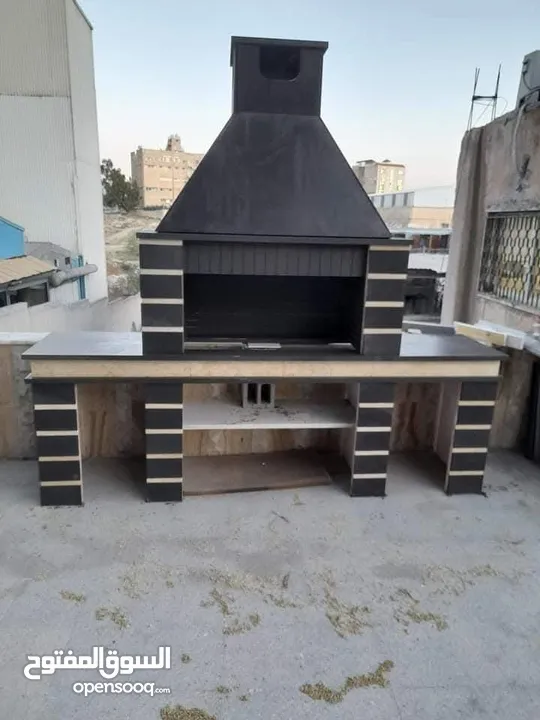 تصميم خارجي شلالات باربكيو