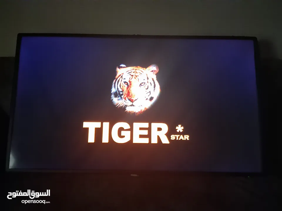 شاشة تلفزيون تايجر ستار 40 إنش LED TV بحالة ممتازة مع بكج للبيع