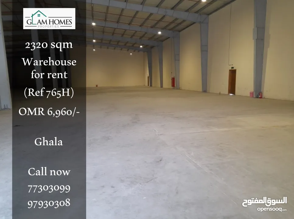 Highly spacious warehouse for rent in Ghala Ref: 765H