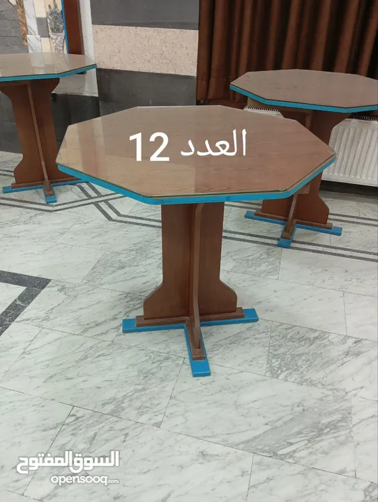 أثاث مكتبي بحالة ممتازة، مكتبة، كراسي، طاولات، مكاتب حائط، ريسبشين، رفوف،