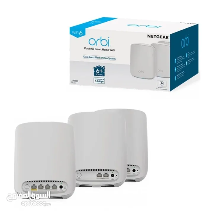 جهاز راوتر و موزع عدد 2 Orbi Ax18000