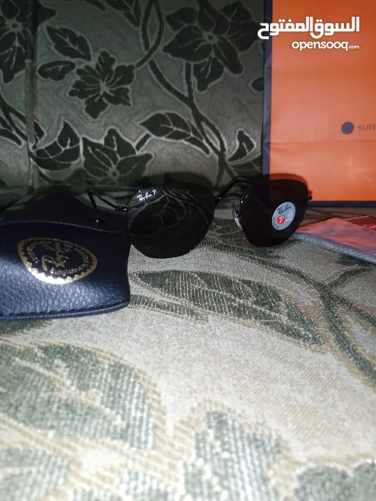 نظارة ريبان  بلاك اديشن  جلال ابو مويس ريبان اصلية RAY BAN Black Hexagonal 54 mm Polarized من معرض