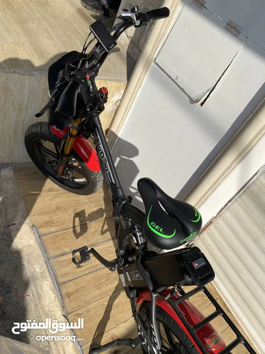 بسكليت كهرباء مستعمل شبه جديد Green Bike