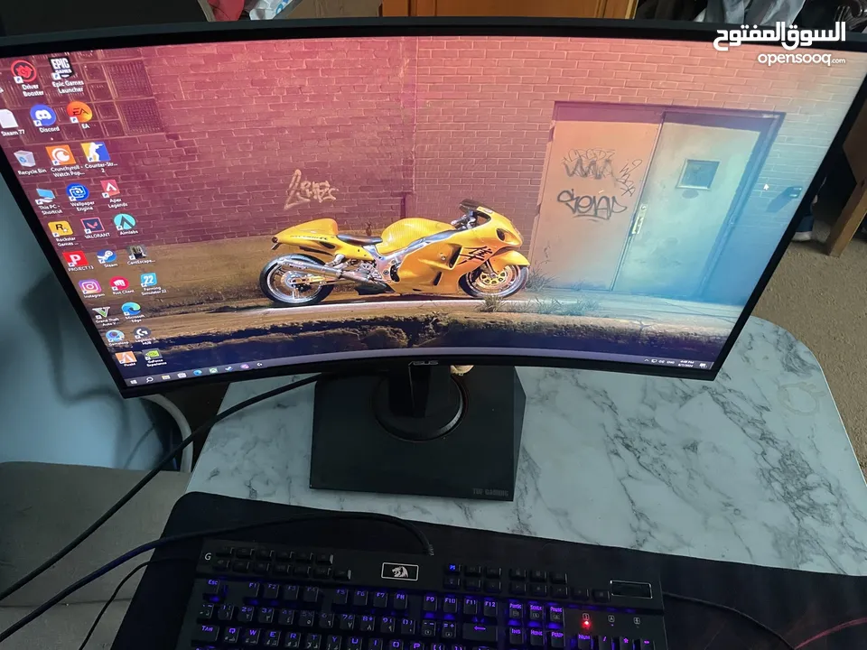 تجميعة PC Gaming للبيع بحاله ممتازه استعمال خفيف جداً