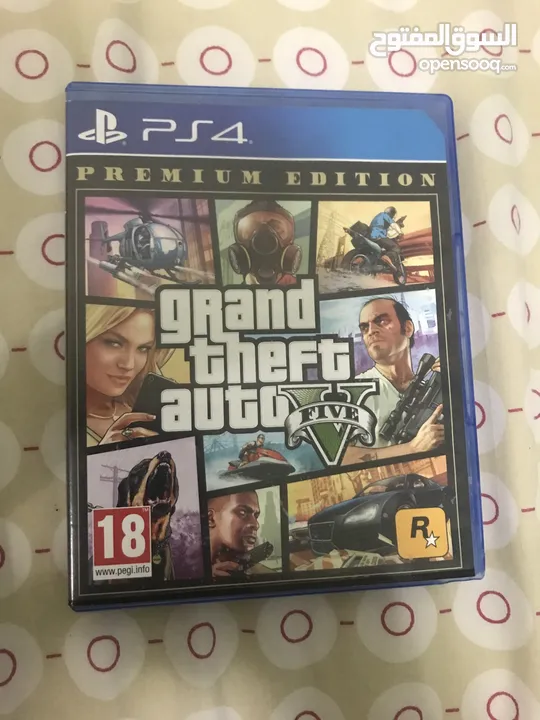 Used once premium edition GTA 5 ps4