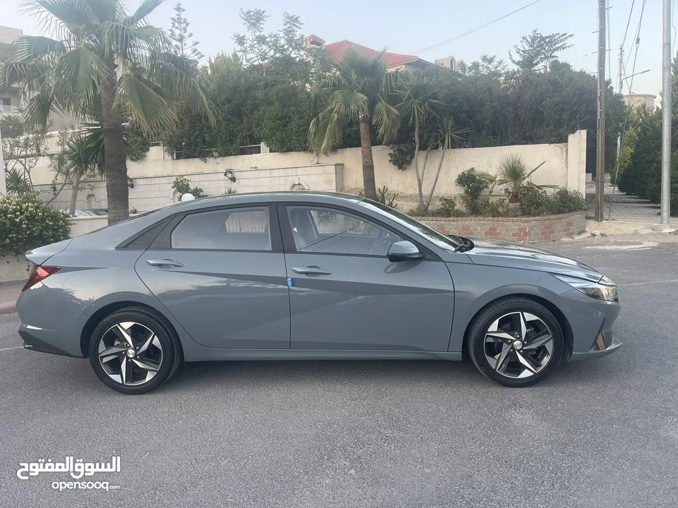 هيونداي افانتي 2021 جمرك جديد فحص كامل 7 جيد  وارد كوريا لم تستخدم في الاردن بحالة الوكالة