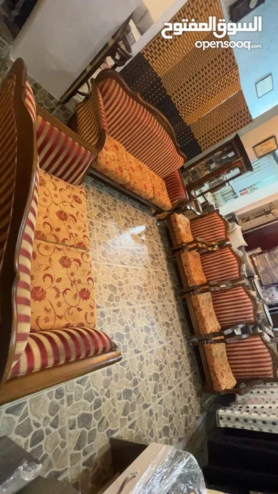 طقم كنب 9 مقاعد مصري