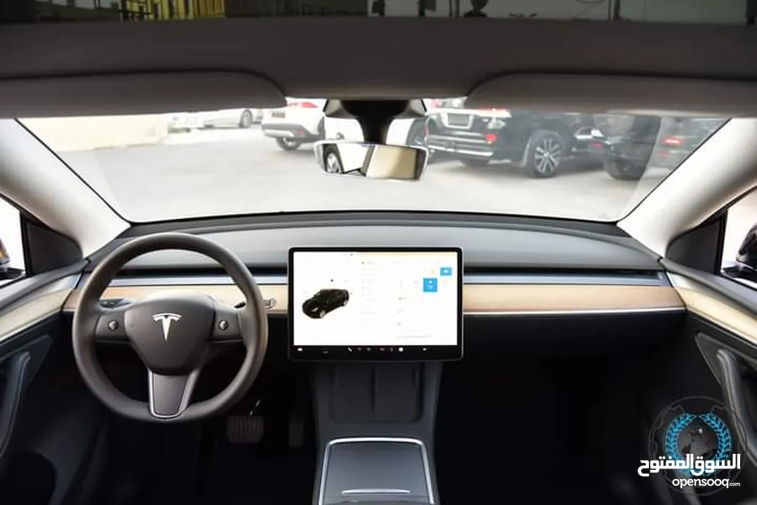 #Tesla  2022 تيسلا عداد صفر Zero Mileage اللون : اسود من الداخل اسود