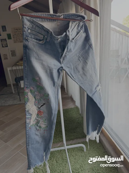 Embroidered Jeans