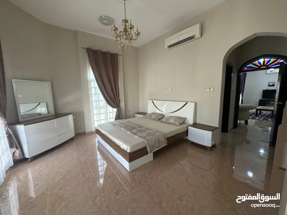 opportunity exists for furnished flat 1 BHK in Al Ghubrah, Al Diafa Street, behind Gulf Pearl