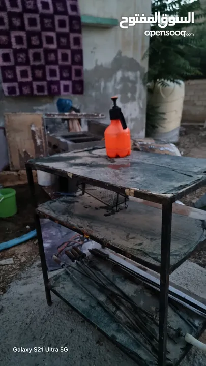 مشوى ستالس وبراد ستالس ومشوى خارجي وطاوله حديد