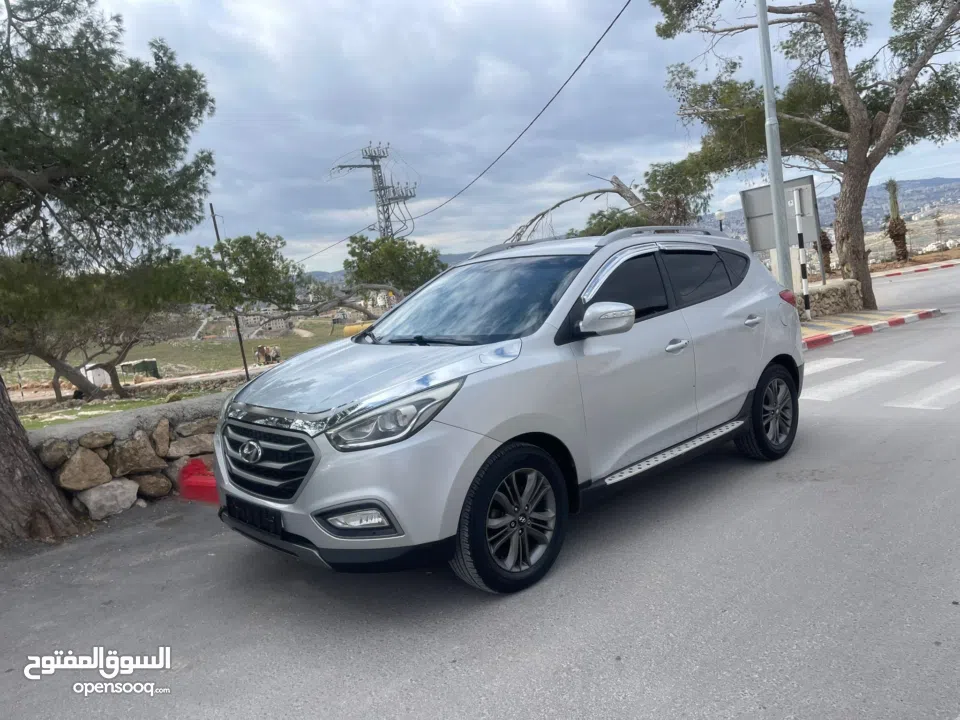 جب هونداي توسان 2014 دفع رباعي .هوك وصلة جر . فل اضافات بدون فتحة