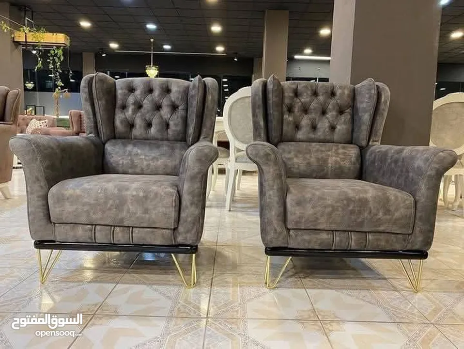 طقم كنب موديل "مونبيه" – كلاسيك تركي فاخر من أفخم وأرقى الموديلات التركية