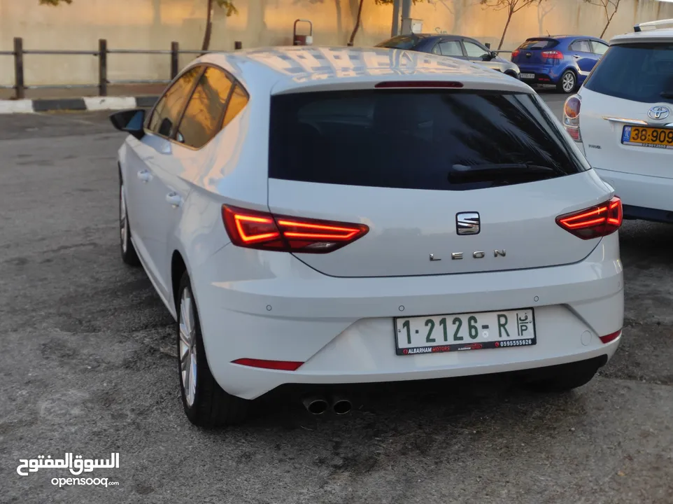 سيات ليون اكسلينس محرك1500تربو بنزين اتوماتيك 150حصان عداد اصلي 75الف كم فقططط