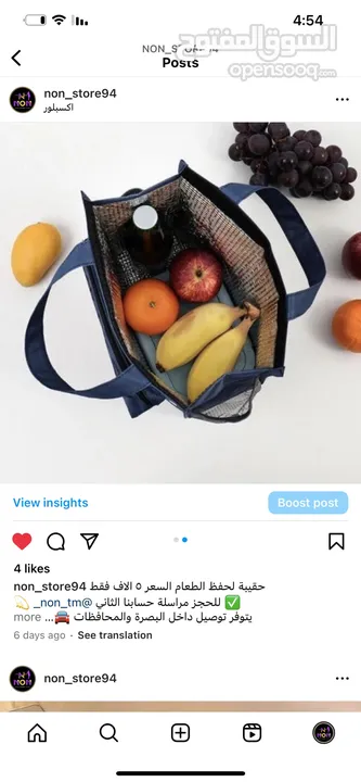 حقيبة حفظ الطعام