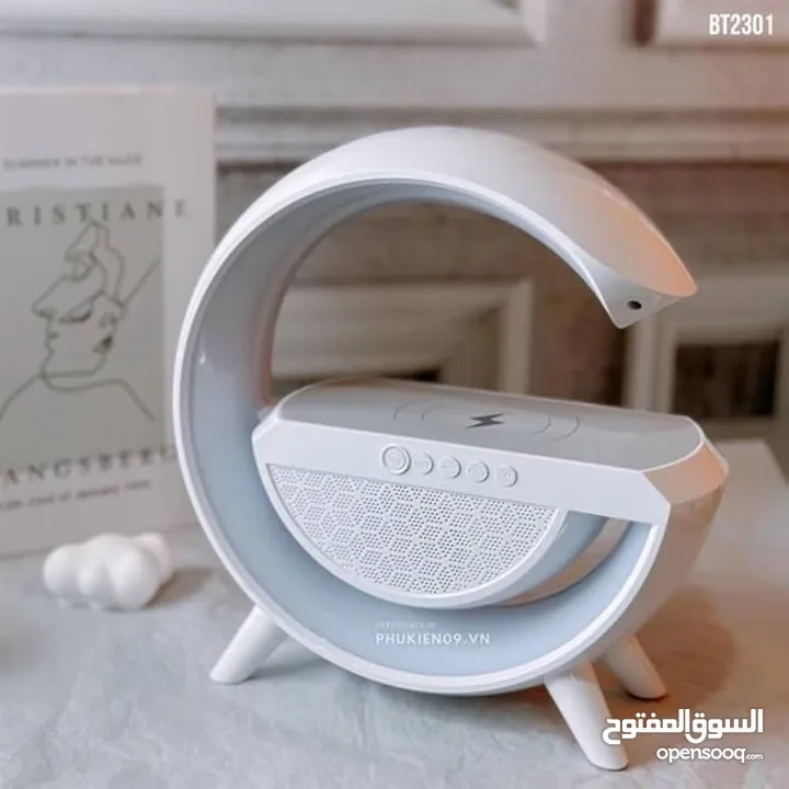 سماعة بلوتوث + شاحن + ضواو LED فمنتج واحد G lamp