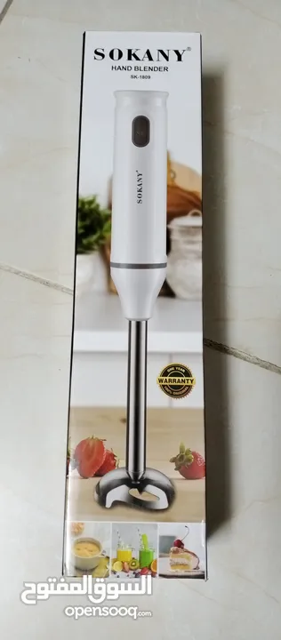 خلاط  يدوي خفاق عامودي كهربائي من Sokany هاند بلندر Hand Blender هراسة ضراب مضرب الطعام