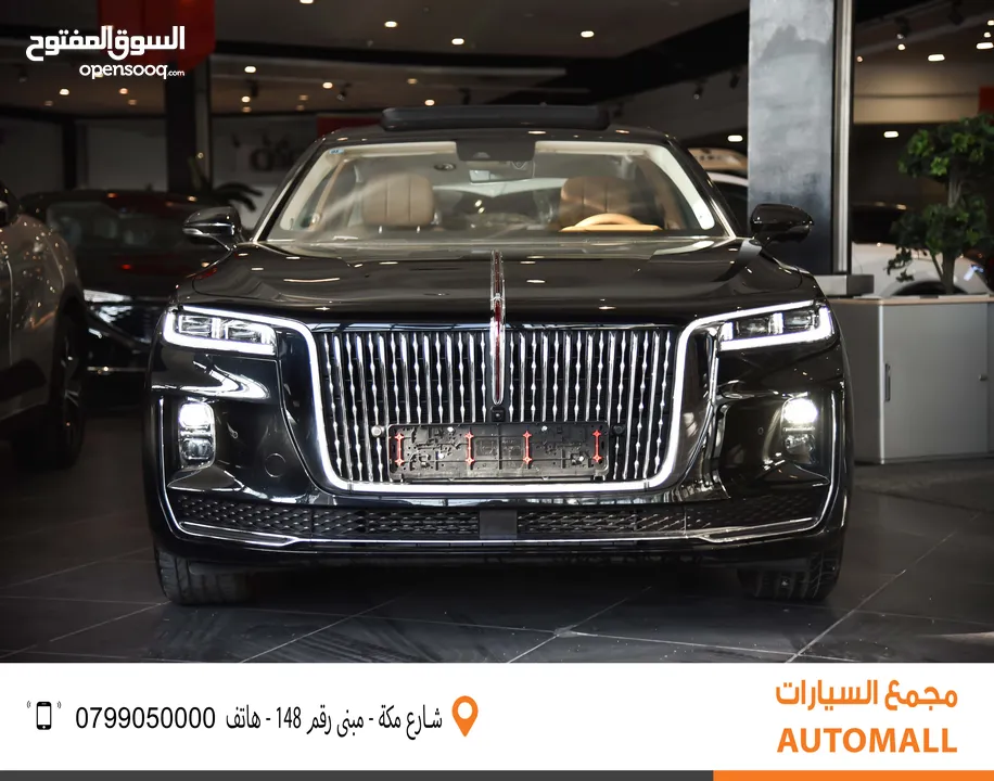 هونشي H9 مايلد هايبرد وارد وكفالة الوكالة 2023 Hongqi H9 45TD Mild Hybrid