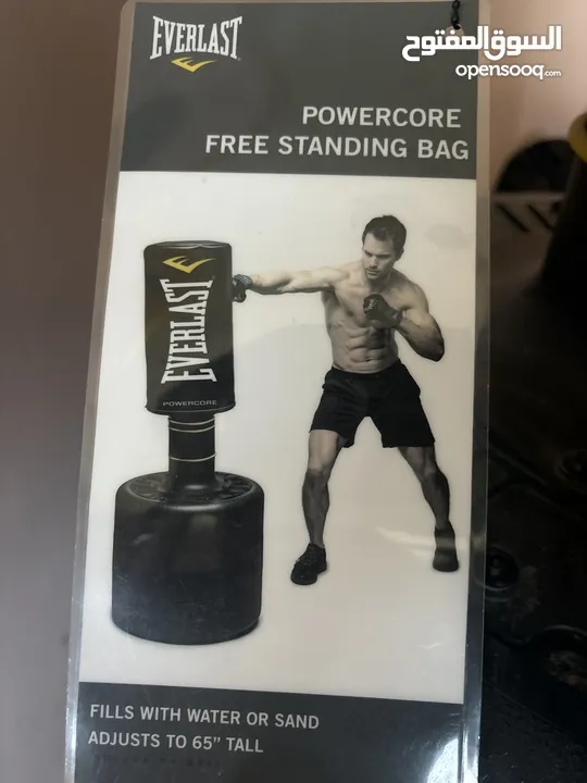 Powercore Boxing Standing Bag with Boxing Gloves