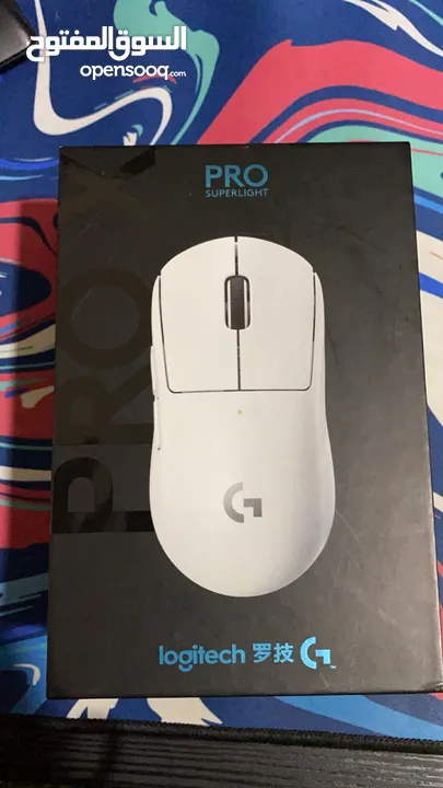 ‏Logitech PRO X Superlight Wireless Gaming Mouse - White