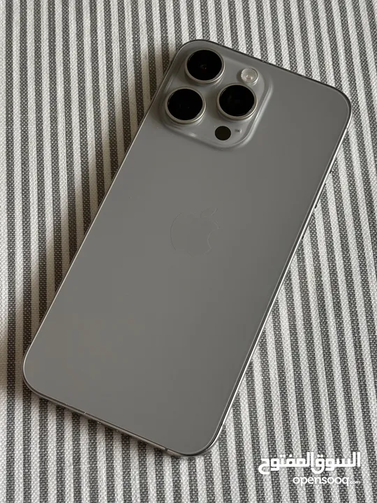 iPhone 15 pro natural titanium 256GB used like new
