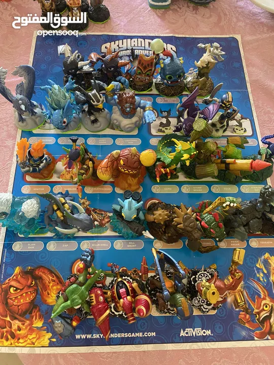 سكاي لاندر للنينتيندو وي....طقم كامل مع الCD Skylanders for Wii and 3DS Nintendo