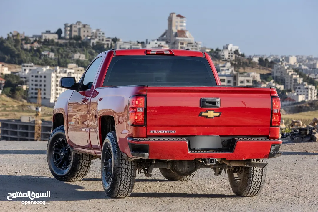 شيفروليه سلفرادو موديل 2015 غمارة بحالة ممتازة 4X4 فحص كامل Single Cav !!