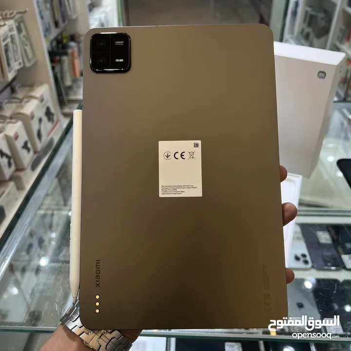 Tab Tab Xiaomi Pad 6 256GB - 8G ram مع كرتونة وقلم شومي الاصلي  غير مفتوح او مصلح في تقويس خفيف بشصي