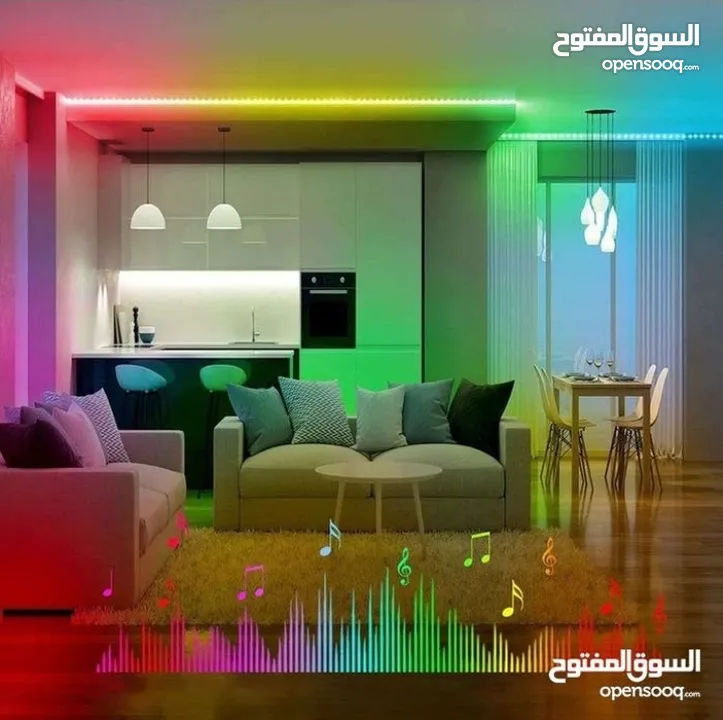 حبل زينة ليد