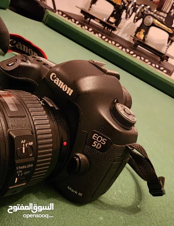 كاميرا كانون فايف دي مارك 3 بحالة الجديد بدون عدسات