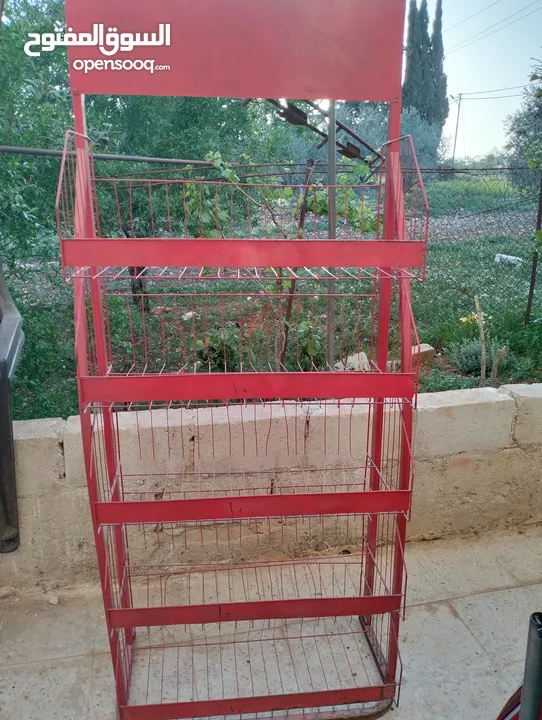 باب حديد +سلة شيبس