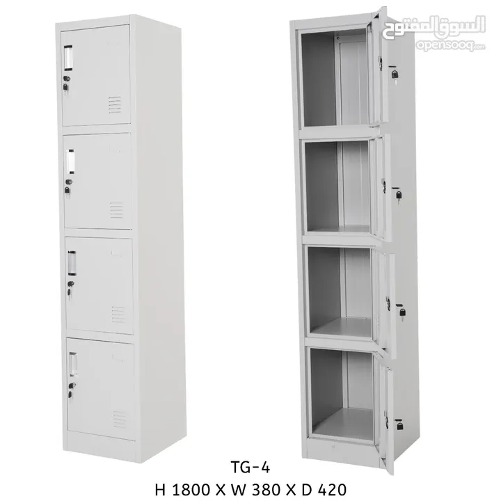 Full steel single wardrobes