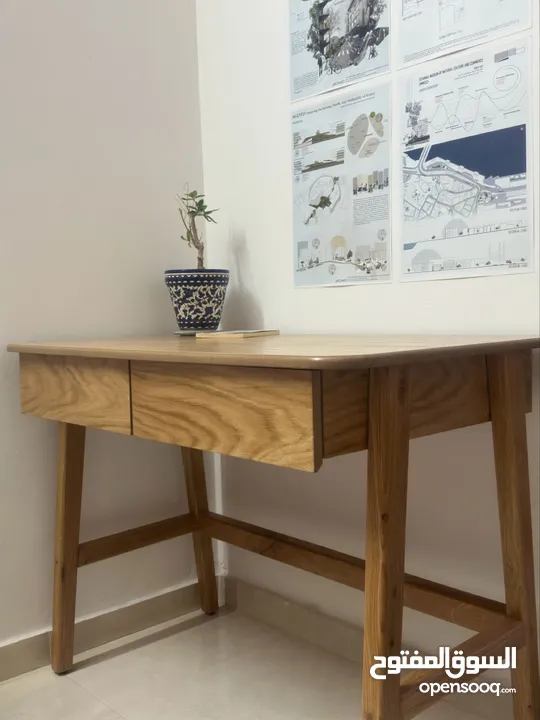 مكتب (100*60) خشب مع جارورين