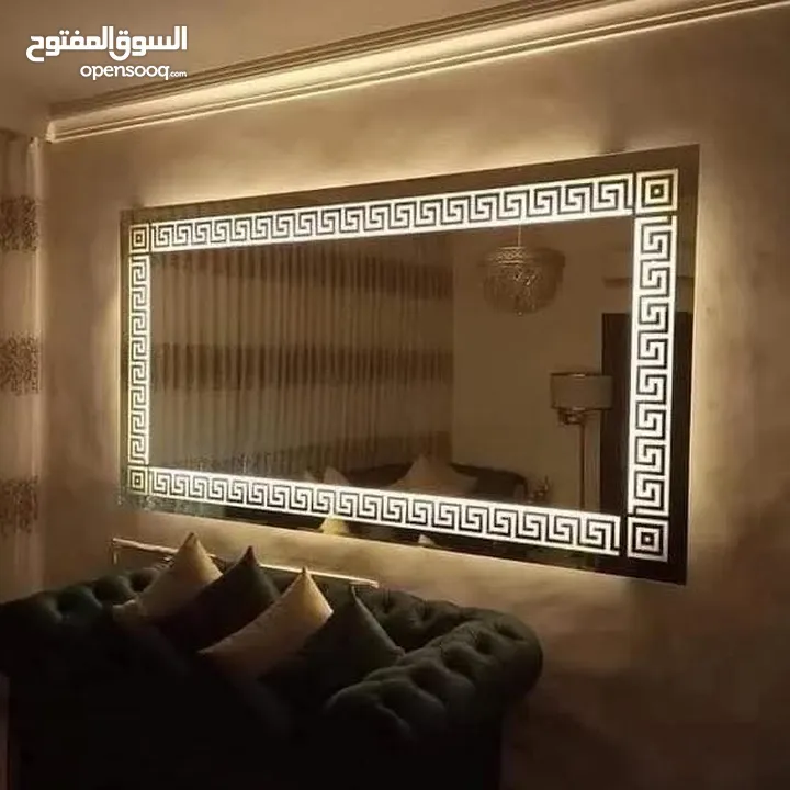 تفصيل جميع انواع مرايا والزجاج العادي والسيكوريت