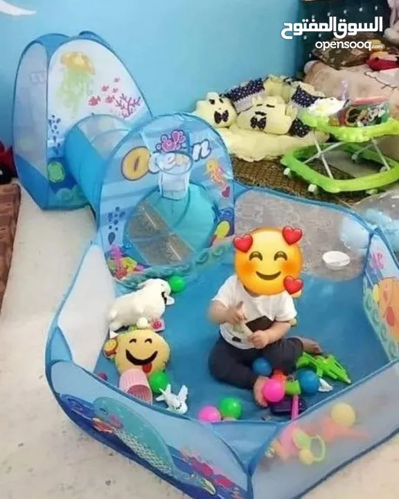 خيمة اطفال 3 قطع كرات