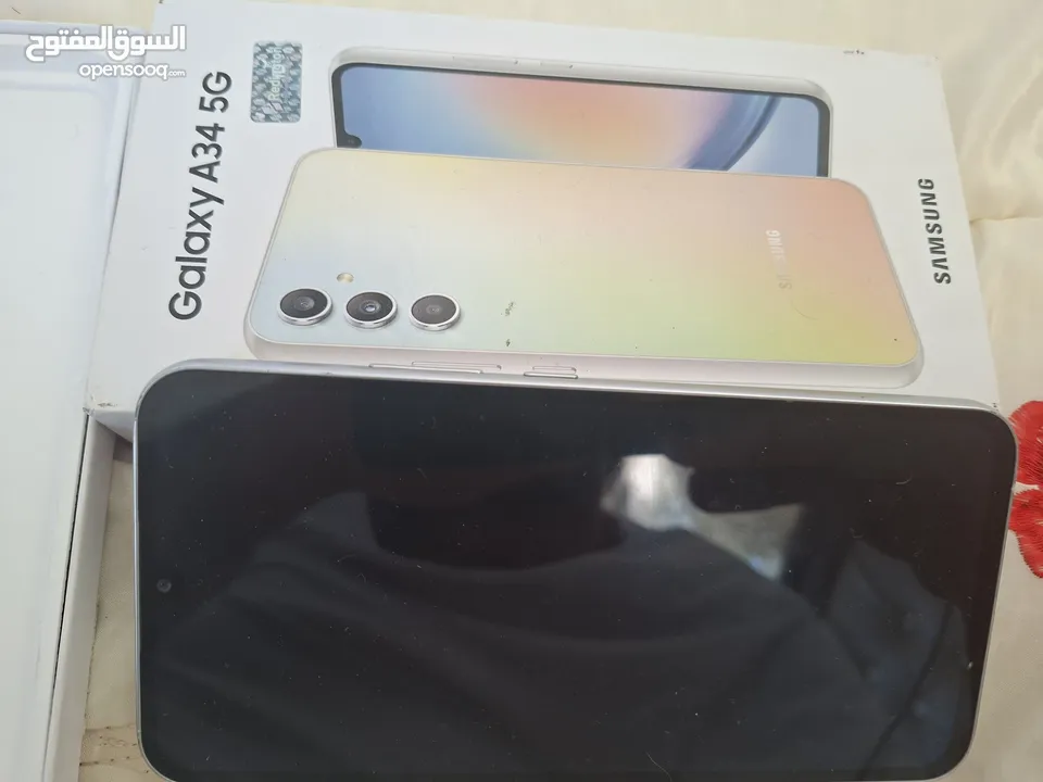 سامسونج A34 بحالة ممتازة