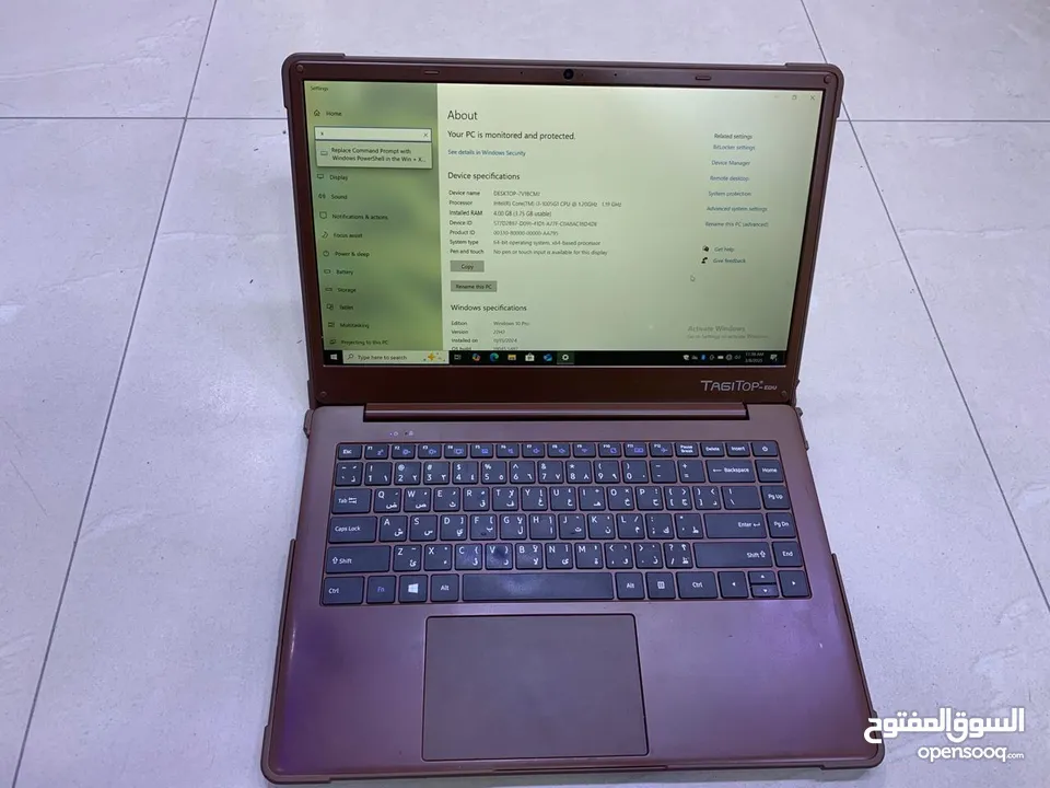 لاب توب حديث 10th Generation  tag top core i3